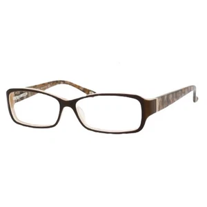 Safilo Made In Italy Eyeglass Frames Only Marbled Brown Style Emozini Size 130 - Picture 1 of 14