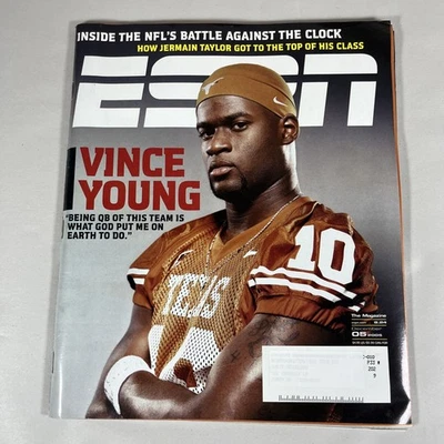 ESPN the Magazine Vince Young Texas Longhorns Quarterback (December 5th 2005) - Image 1 of 4