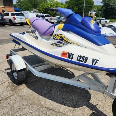 1996-2000 Seadoo Sea Doo Gs Gsx Gsi Gtx 657 717 787 800 синий боковой бампер крыло - Изображение 1 из 2