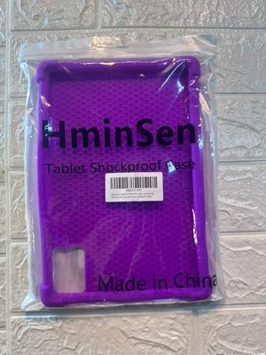 NEW Case for MB1001 Tablet 10.1 Silicone Shockproof Case Purple by HminSen.  - Image 1 of 4