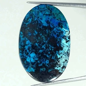 47.70Cts Natural Azurite Oval Cabochon Loose Gemstone - Picture 1 of 5