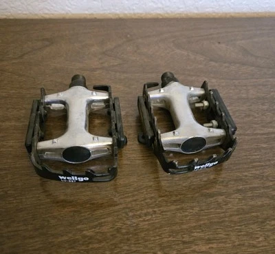 PEDALES PLATAFORMA BICICLETA WELLGO LU-897 MOUNTAIN ATB carretera aleación forjada Foto 1 de 3