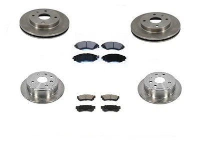 Тормозные диски и керамические колодки Frt & Rr 6 шт для Suzuki Forenza Reno 07-08 - Изображение 1 из 4
