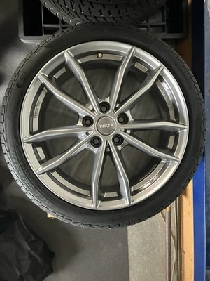 4x  Rial X12 Kompletträder 18“ Pirelli AllSeason 225/40 92 Y - Bild 1 von 4