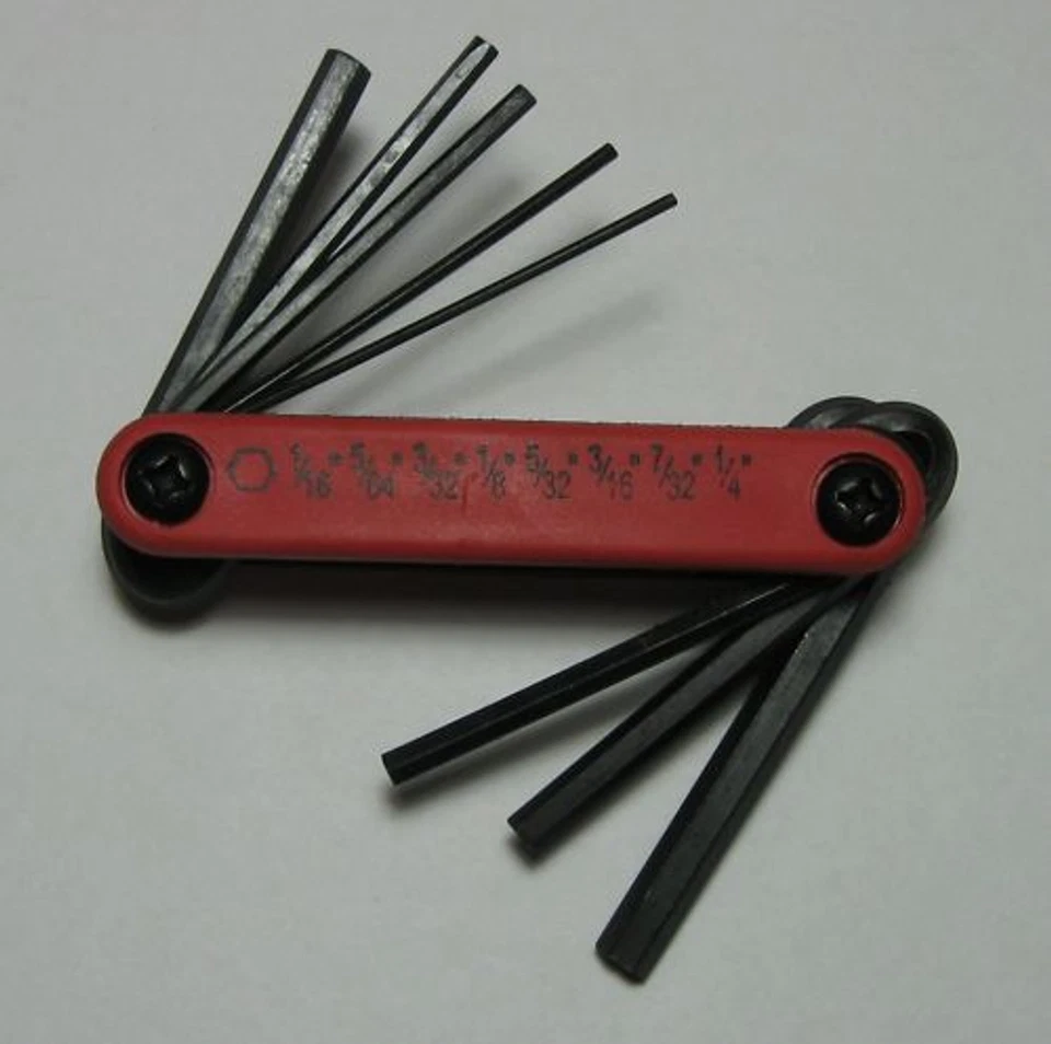 Sterling Tools SAE Pocket Hex Key Set of 9 keys #MT303 - Image 1 of 1