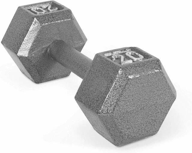 CAP SDG020 Cast Iron Hex Dumbbell - 20lb