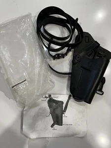 Genuine Issue USGI Black Leather M7 M9 19204 Shoulder Holster Adirondack Leather - Picture 1 of 5