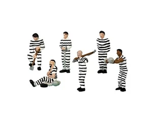 Lionel # 1930260  PRISONERS (STRIPED) 6-PACK  O Scale - Picture 1 of 1