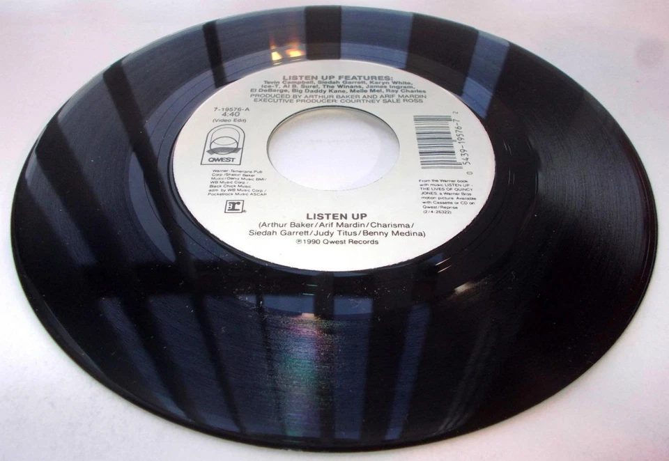 Ice-T Ray Charles The Winans El Debarge Listen Up 1990 R&B 45rpm New Unplayed NM - Image 1 of 1