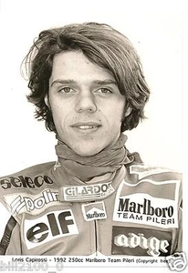 photo originale . moto . Loris Capirossi . 1992 .Marlboro Team Pileri . 250cc - Imagen 1 de 1