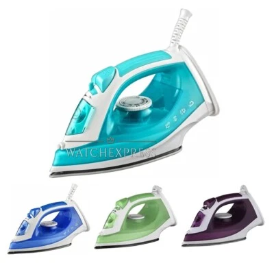 FERRO a VAPORE PROFESSIONALE da Stiro ANTIADERENTE Stirare Riscaldamento Rapido