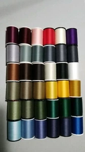 LOT/36-Spools A&E HARMONY Mercerized Cotton Sewing Thread Size0/3Cord/400+ yards - Picture 1 of 4