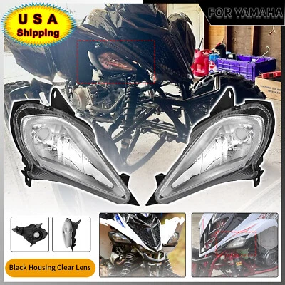 CONJUNTOS DE FAROS L&R aptos para Yamaha YFZ450 Raptor YFM 250 350 700 2006-2024 Foto 1 de 4