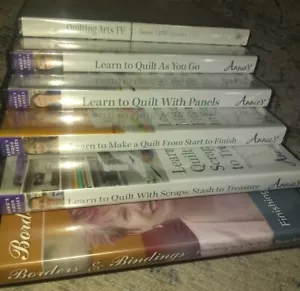5 SEALED/EUC Annie's Video classics QUILT DVD + Borders & Bindungen P. Reid signiert - Bild 1 von 10