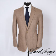 LNWOT Peter Millar RECENT Mocha Herringbone Tweed Soft Tailored Blazer Jacket 42