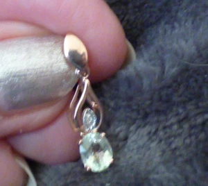 Cuprian Tourmaline Pendant - certified - Picture 1 of 5