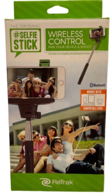 ReTrak Bluetooth Wireless Selfie Stick - New in Box - Image 1 of 3
