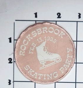 Rocksbrook 1993 Eislaufen Patch Pfadfinderinnen USA GSUSA bedruckt Bügelbild Uniform - Bild 1 von 1