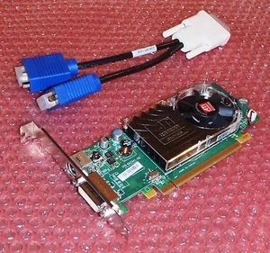Dell Optiplex 580 390 740 755 760 780 Tower Dual VGA Monitor Video Card PCIe x16 - Picture 1 of 2