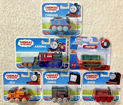 THOMAS & FRIENDS JUEGO DE 6 TRENES DIÉSEL / ROSIE / THOMAS / NIA / ASHIMA / PAXTON Foto 1 de 4