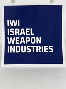 Offizieller IWI Israel Waffenindustrie Aufkleber Sticker Galil AceJericho Tavor UZI - Bild 1 von 3
