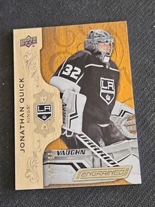 2018-19 UPPER DECK UD ENGRAINED JONATHAN QUICK #26 #ed 10/299 ROOKIE RC - Picture 1 of 2