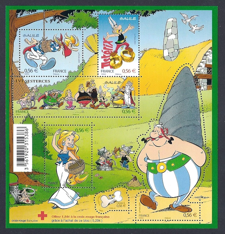 2009 Bloc Feuillet n° F 4425 ASTERIX - NEUF**LUXE - Photo 1/1
