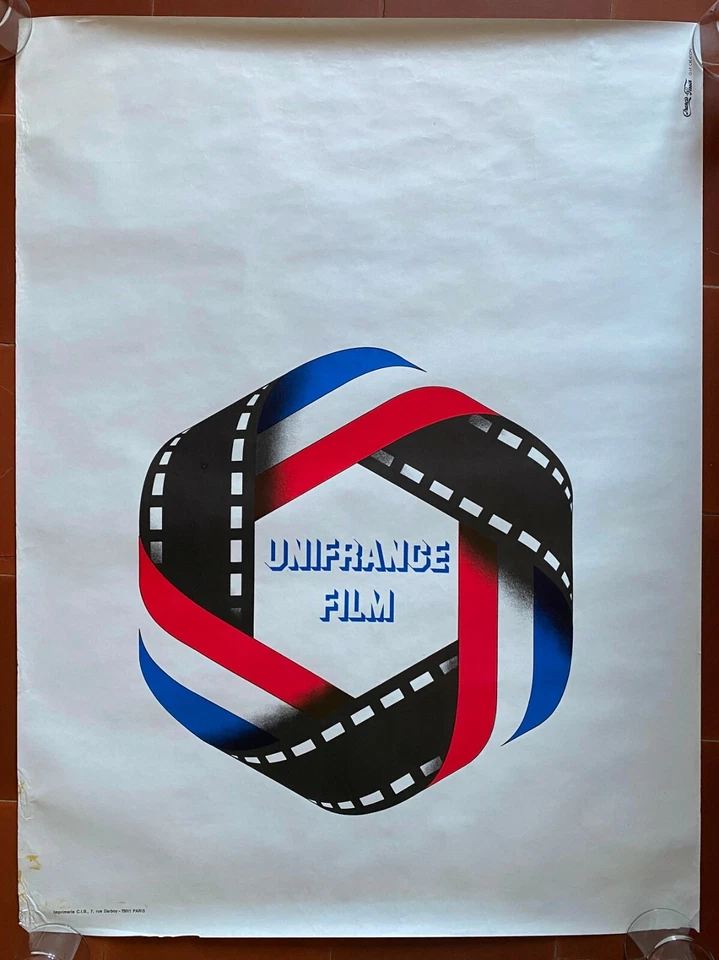 Plakat UNIFRANCE FILM 60x80cm 70er/80er - Bild 1 von 1