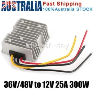 WaterProof 36V/48V to 12V 25A 300W Step Down DC/DC Power Converter Regulator Z - Picture 1 of 10