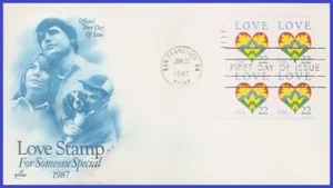 USA3 #2248 U/A ARTCRAFT FDC PB4 Love - Imagen 1 de 1