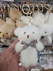 12 Pc X Wholesale Lot Teddy bear gift Keychain, Baby Shower Bridal Birthday Favo