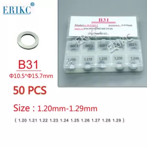 ERIKC 50 pieces B31 Injector Shim Size 1.20---1.29mm for Bosch 0445120 Series - Bild 1 von 6