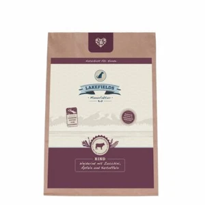 Lakefields Premium 2x2,5kg Trockenfleisch Menü Weiderind,Zucchini,Äpfel,Karotte - Bild 1 von 2
