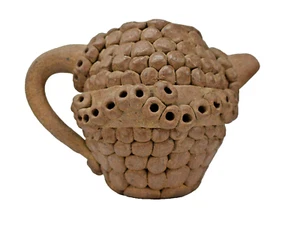 Vintage Studio ART ceramica astratta brutalista tè caffè set vaso teiera TAZZE - Foto 1 di 11