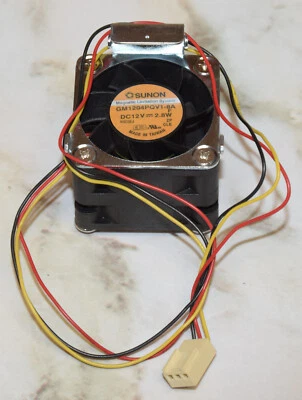 Sunon GM1204PQV1-8A 40mm Server Case Fan Black 12V 8.8W 3-Pin - Image 1 of 2