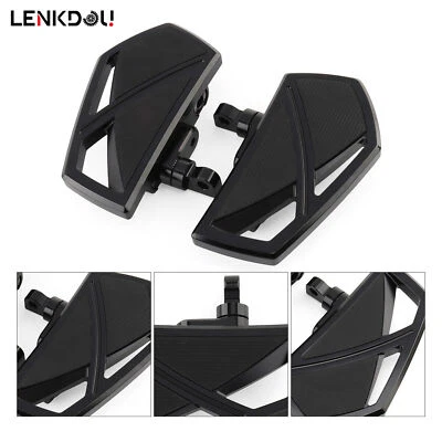 2X estriberas pedales reposapiés para Harley Sportster Iron 883 Dyna Touring  Foto 1 de 4