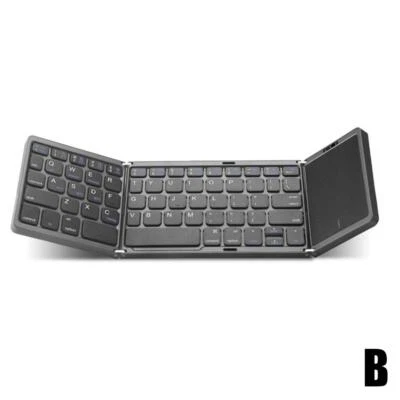 Folding Keyboard Tri-Folding Wireless Bluetooth Keyboard with Touchpad Keyboard_ - Image 1 of 4