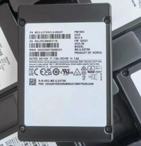 Samsung PM1653 3.84TB SSD 2.5" SAS 24Gbps MZ-ILG3T80 MZILG3T8HCLS-00A07 - Afbeelding 1 van 2