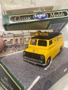 VINTAGE NIB, MINT, CORGI "BEDFORD CA VAN", Road Service, CORGI #D981 NIB - Picture 1 of 3