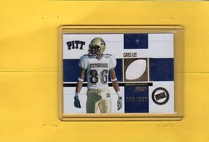 2006 PRESS PASS GAME USED JERSEY SILVER GREG  LEE 99/250 - Picture 1 of 1
