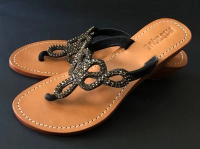 Mystique 凉鞋黑色水钻,尺寸 11 - 状况良好 — 第 1/4 张图片