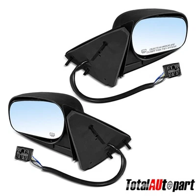 2x Nuevo Espejo Eléctrico Negro Liso para Ford Crown Victoria Mercury Grand Marquis Foto 1 de 4