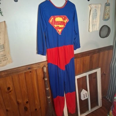 Superman Costume Bodysuit 1987 DC Comics Group Size Medium 38-40 - Image 1 of 4