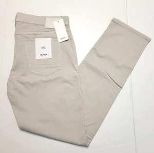 New $210 HUDSON BLAKE Slim Straight Casual Pants Men 40x34 Beige Cotton Modal 40 - Picture 1 of 10