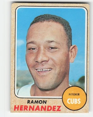 Ramon Hernandez 1968 Topps #382 Chicago Cubs GD - Image 1 of 2