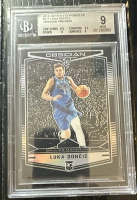 2018-19 Panini Chronicles - Obsidian Preview #571 Dallas Mavericks (RC) PSA 10 Foto 1 de 4
