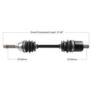 Tytaneum Front Left Right CV Axle POL-7068 - Picture 1 of 1