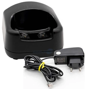 BASE DI RICARICA + ALIMENTATORE PER ALCATEL-LUCENT MOBILE 300 400 DECT TELEFONO - Photo 1/2