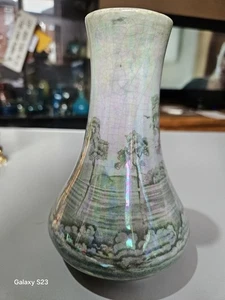 Staffordshire Iridescent Vase - Picture 1 of 9