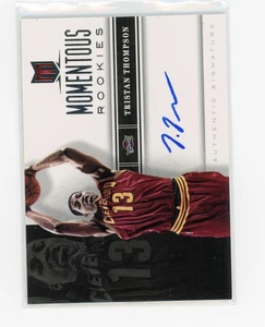 Cleveland Cavaliers Tristan Thompson Momentous Rookies Auto Card Panini 2013 NBA - Picture 1 of 2